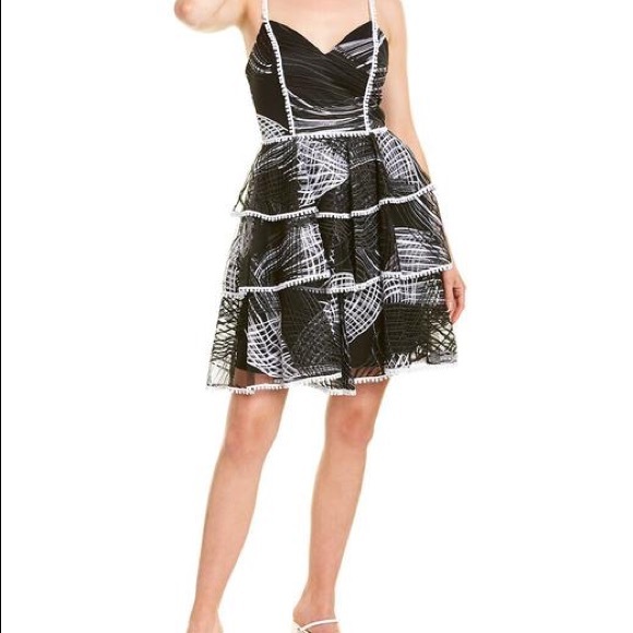 Love by Theia Tiered Cocktail Dress - Picture 1 of 3